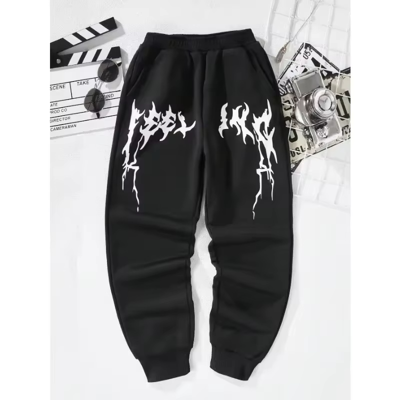 Streetwear Brand Joggers - 2025 트렌드 여성용 스웨트팬츠 오버사이즈 남성용