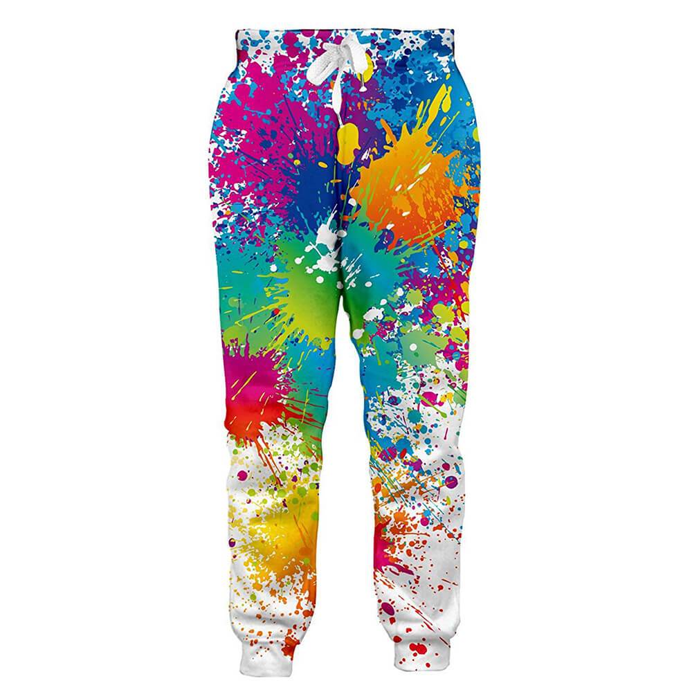 Streetwear Brand Joggers - PLstar Cosmos 브랜드 바지 페인트 튄