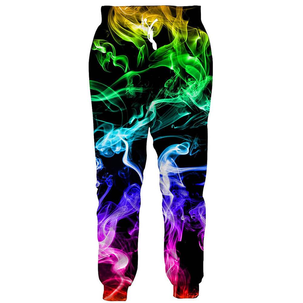 Streetwear Brand Joggers - PLstar Cosmos 브랜드 바지, 그래픽 다채로운