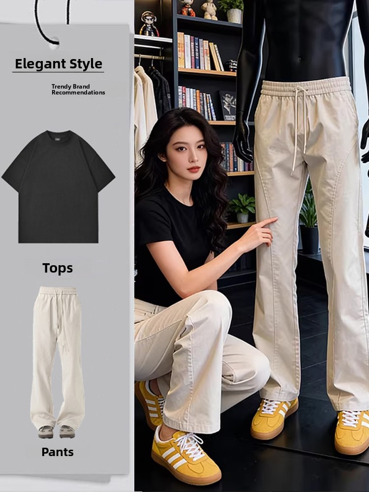 슬리밍 아이스 실크 퀵 드라이 아웃도어 캐주얼 팬츠 남 - Streetwear Outdoor Brand 리뷰 및 가격