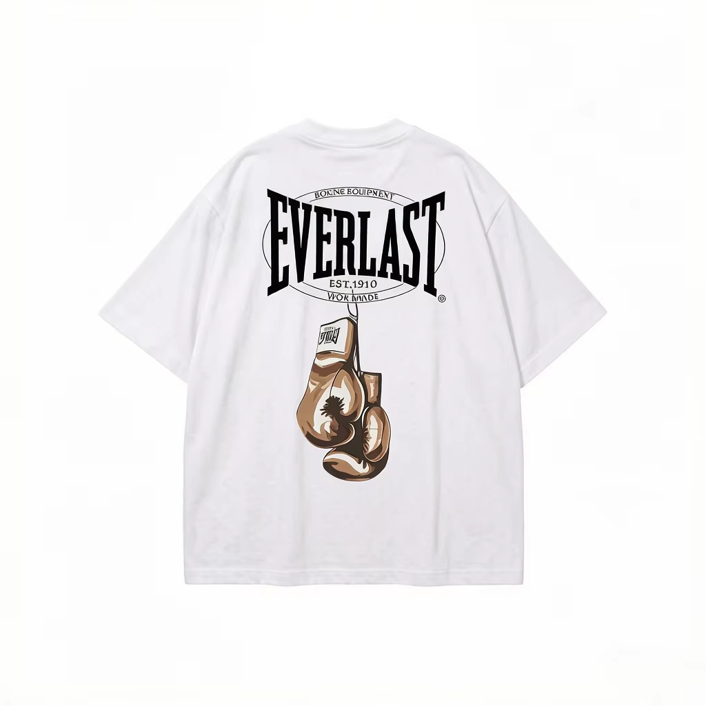 화이트 복싱 링 헤비웨이트 브랜드 티셔츠 코튼 그래픽  - Streetwear Brand Rings 리뷰 및 가격