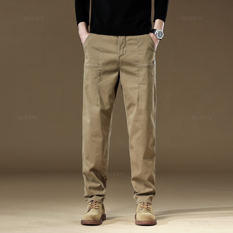 2025 새로운 고품질 카고 캐주얼 바지 남성 97%  - Streetwear Brand Joggers 리뷰 및 가격