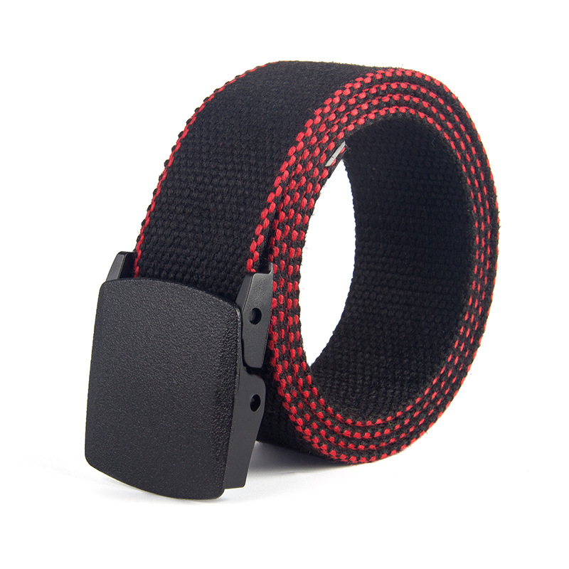 새로운 캔버스 벨트 남성 여성 허리 벨트 패션 플라스틱 - Off White Belt 리뷰 및 가격