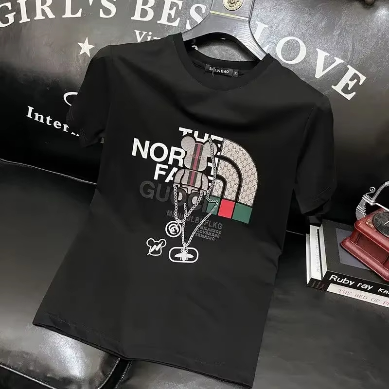 100% 순면 남성용 명품 브랜드 레터 프린트 티셔츠, - Quality Streetwear Brand 리뷰 및 가격